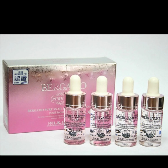 BERGAMO Pure Snail Brightening Ampoule Set 13ml * 4ea - Picture 2 of 6